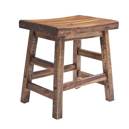 Alaterre Furniture Durango 20"H Industrial Wood Dining Stool ANDU2074